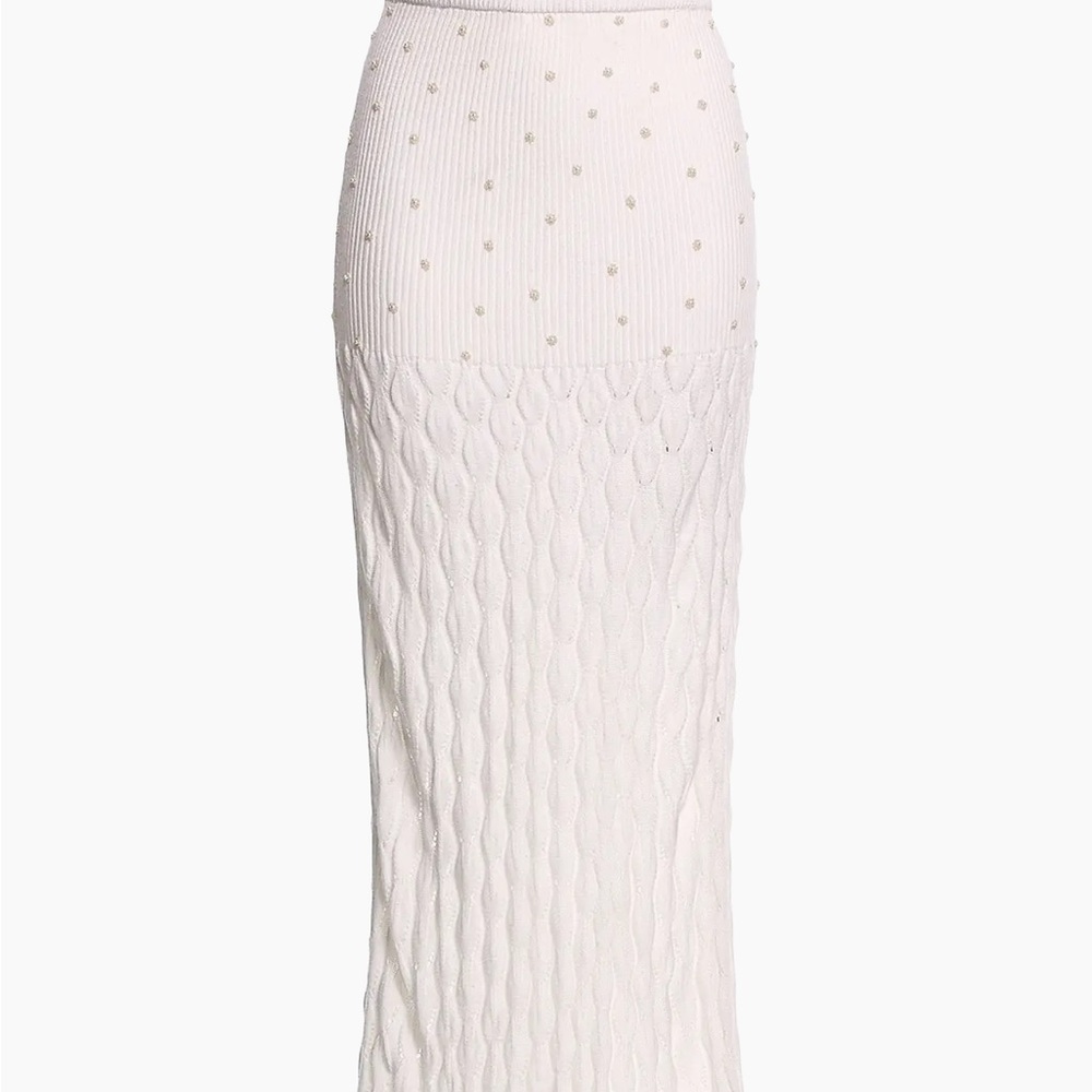 Agua Bendita Theodora Tales Knit Maxi Skirt